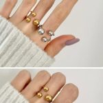 انگشتر سه‌گوی استیل