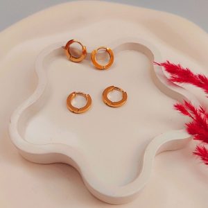 گوشواره حلقه‌ای قفلی