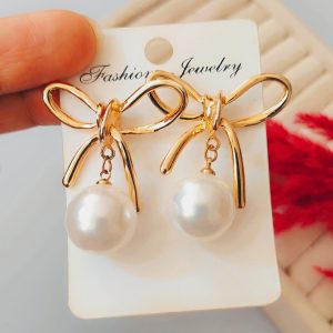 گوشواره پاپیونی زنانه