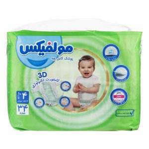 پوشک مولفیکس سایز ۴
